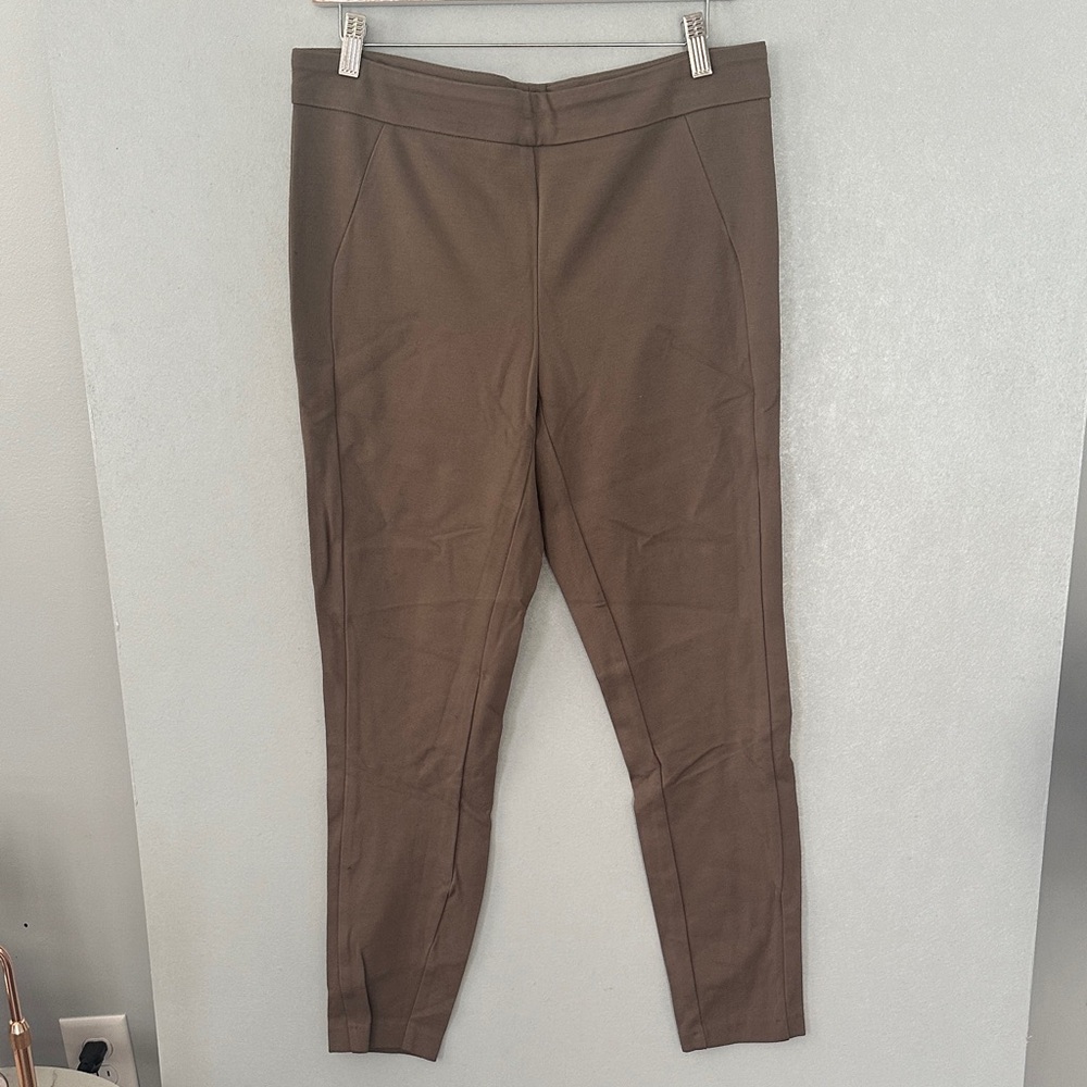 Lila Rose Brown Pull-On Slim Pants